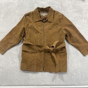 Rampage Outwear Vintage‎ Style Suede Leather Jacket Coat Women 3X Large Brown